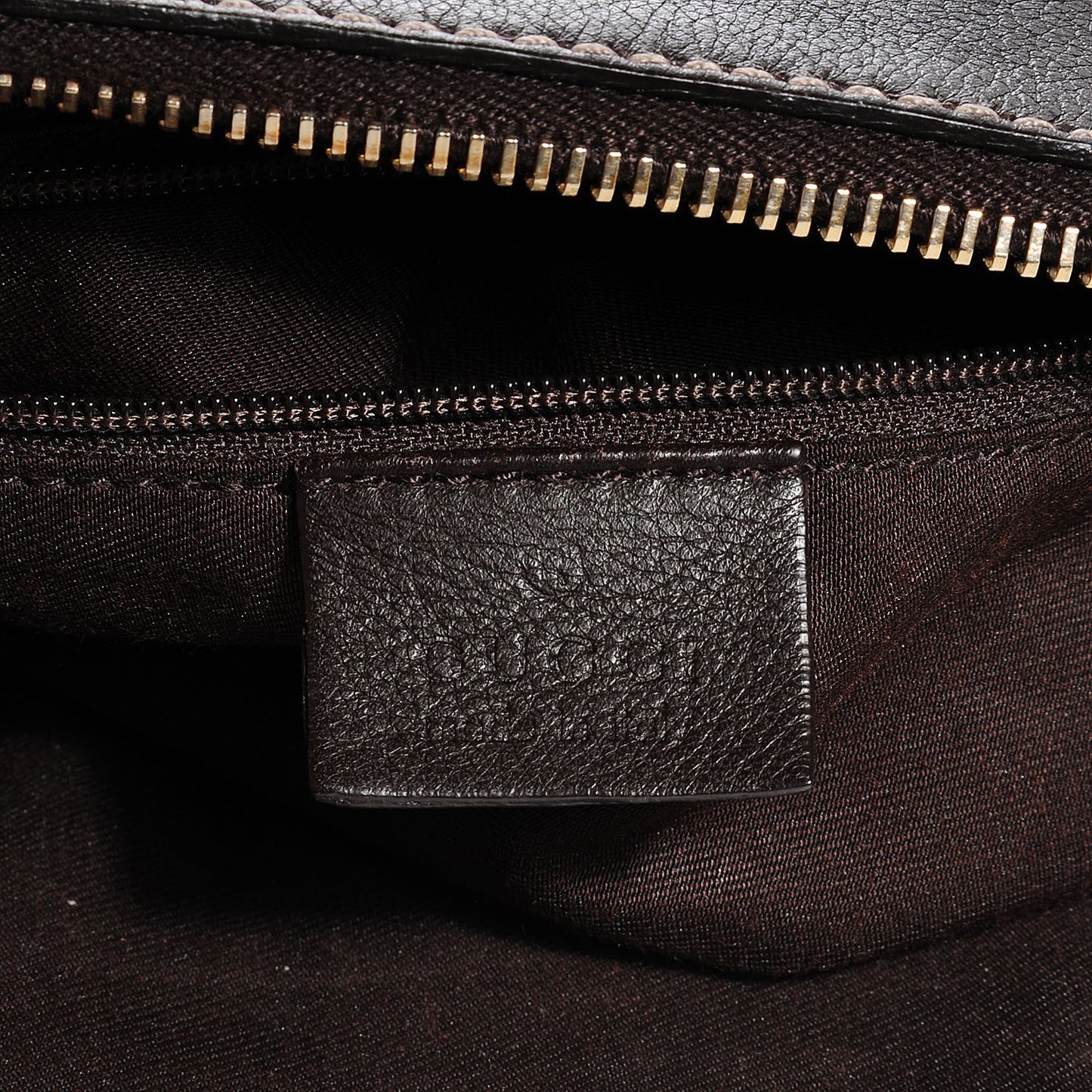 Monogram Small D Gold Ring Messenger Dark Brown