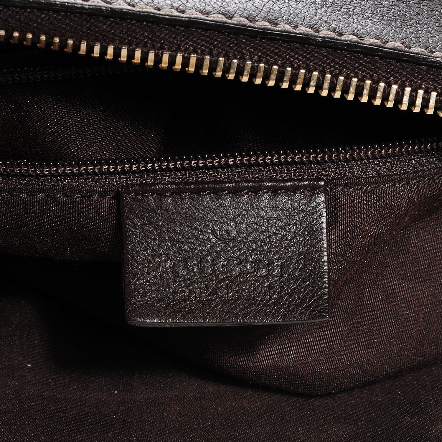 Gucci Monogram Small D Gold Ring Messenger Dark Brown 5 of 9