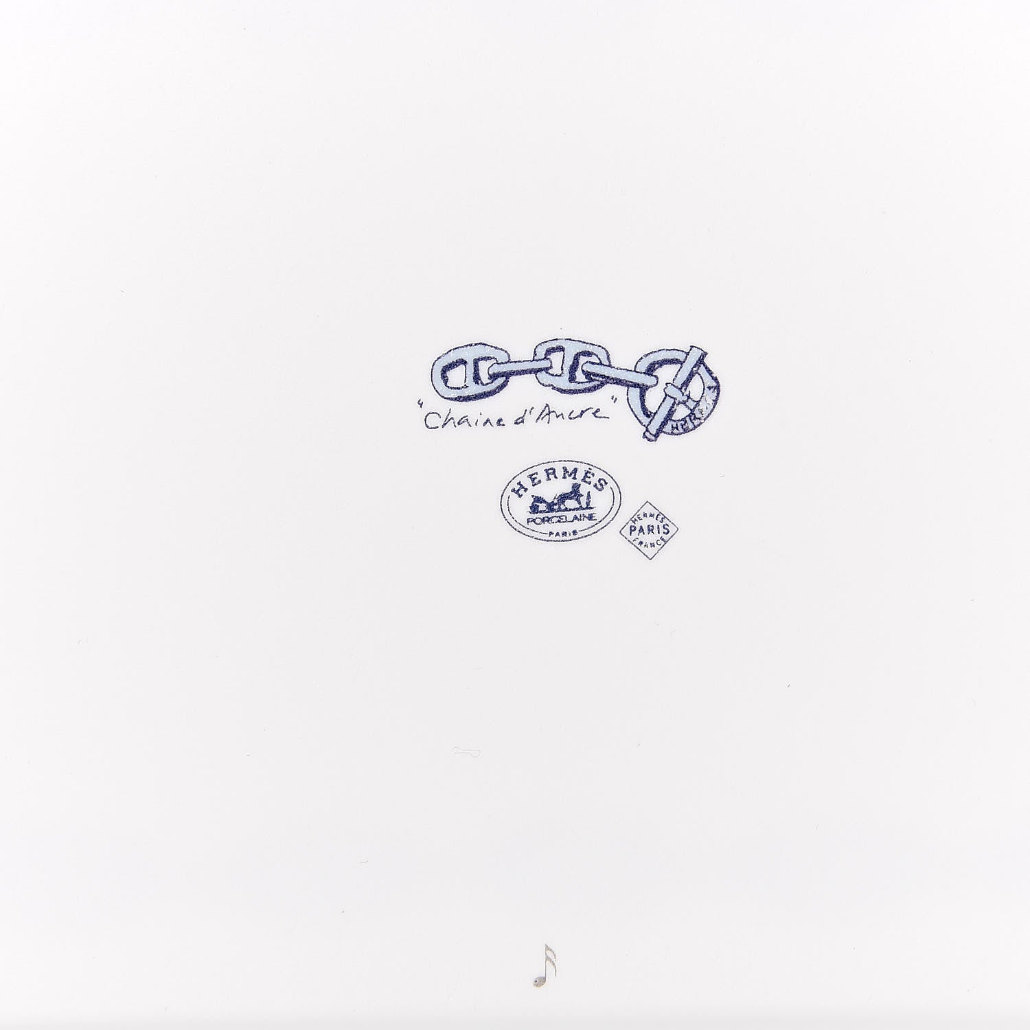 Hermes Porcelain Chaine d'Ancre Sushi Plate 5 of 6