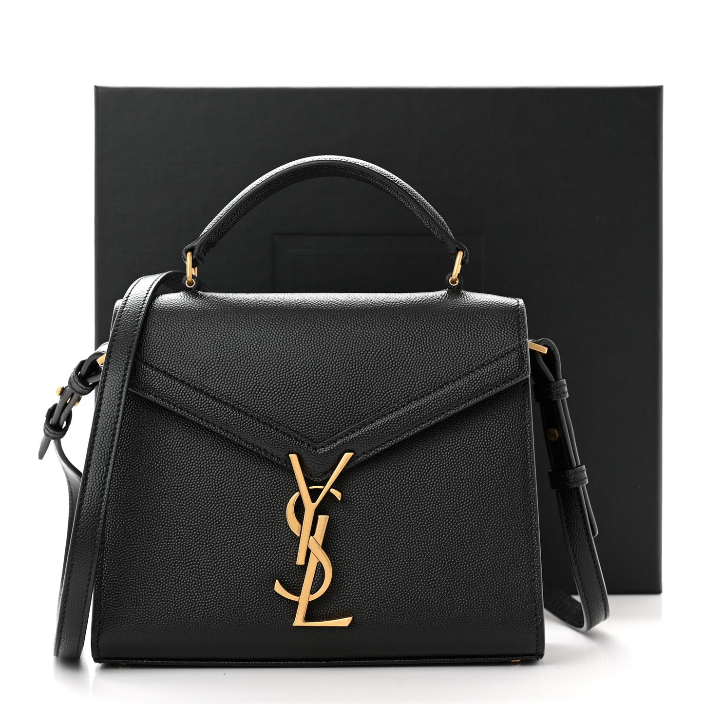 Grain de Poudre Mini Classic Monogram Cassandra Top Handle Black