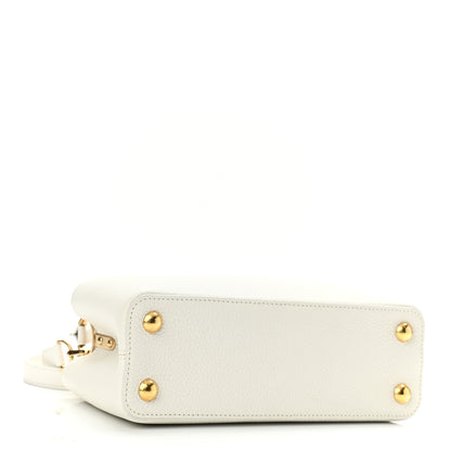 Louis Vuitton Taurillon Capucines BB Blanc Casse 3 of 9
