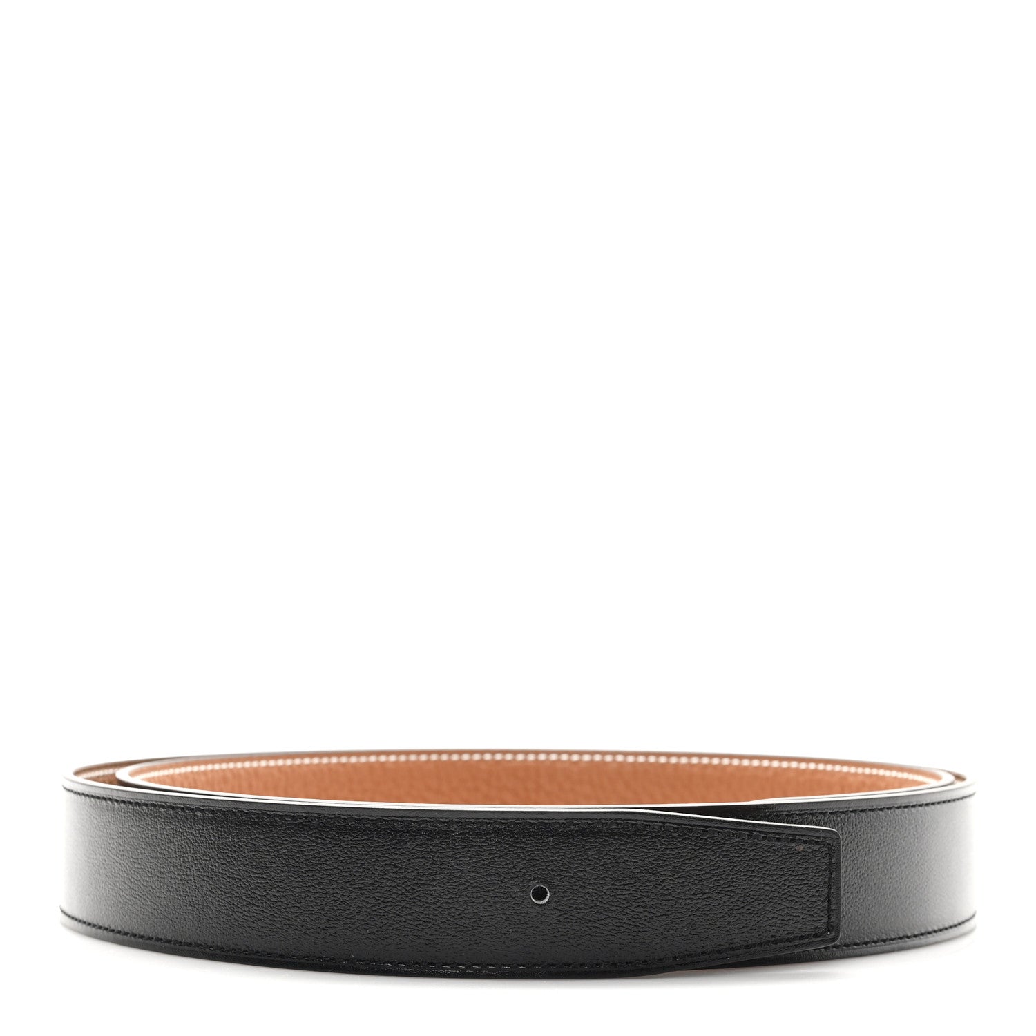 Hermes Box Togo 32mm Belt Strap 105 42 Black Gold 1 of 4