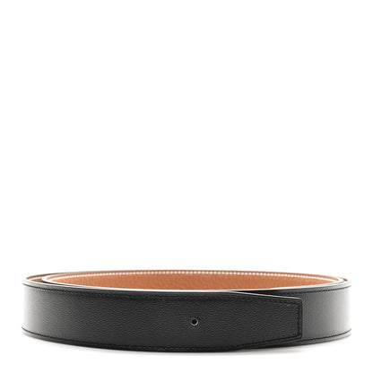 Hermes Box Togo 32mm Belt Strap 105 42 Black Gold 1 of 4