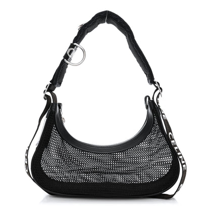 Celine Mesh Ava Trekking Shoulder Bag Black 1 of 12