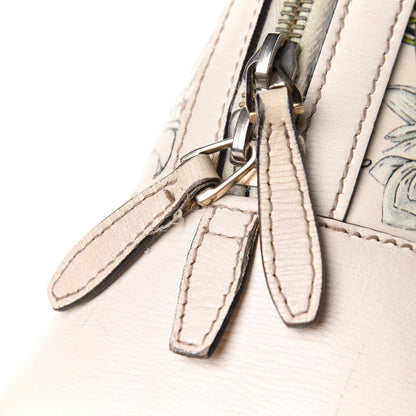 Gucci Calfskin Flora Infinity Small Nice Top Handle Dome Bag White 14 of 14