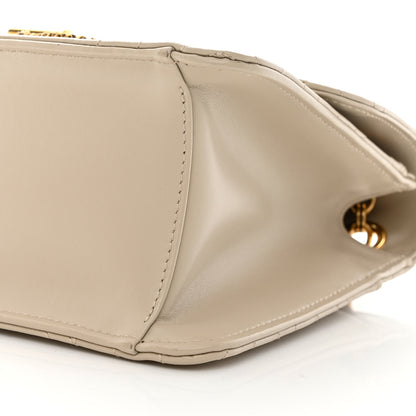Salvatore Ferragamo Calfskin Quilted Gancini Flap Bag Peony 10 of 10