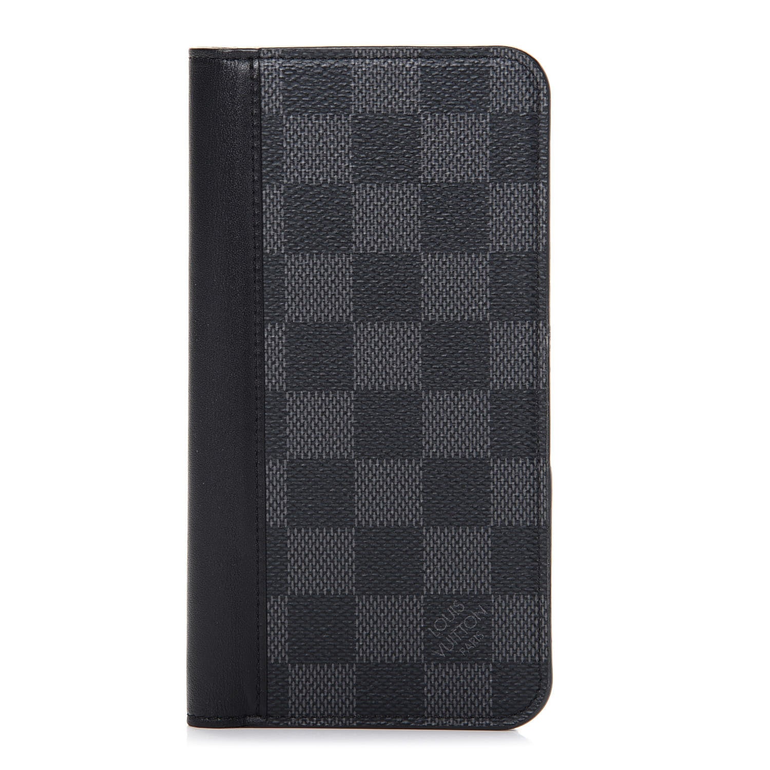 Louis Vuitton Damier Graphite iPhone X Folio Case 1 of 9