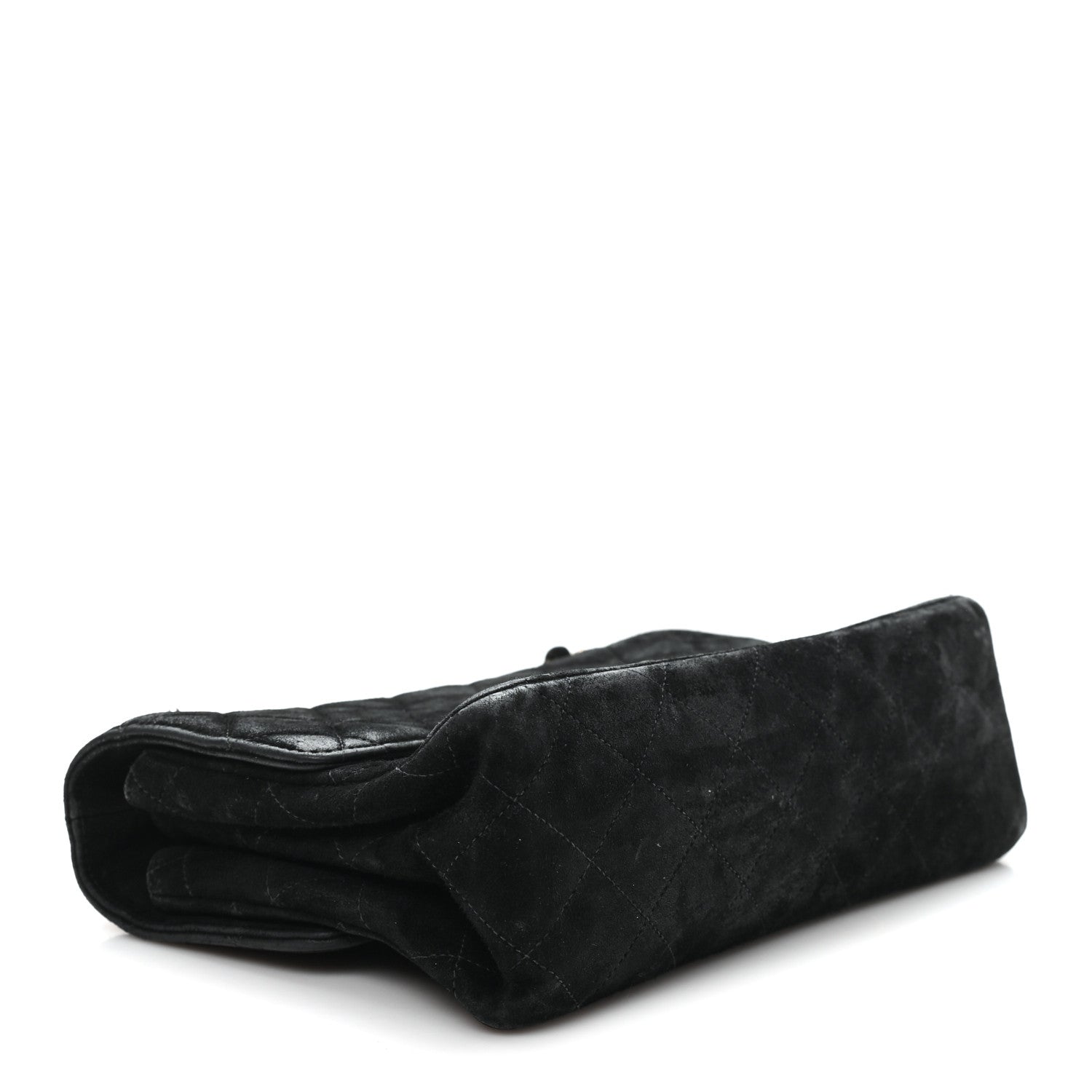 Chanel Suede Quilted Double Sided Small Flap Black 4 of 13