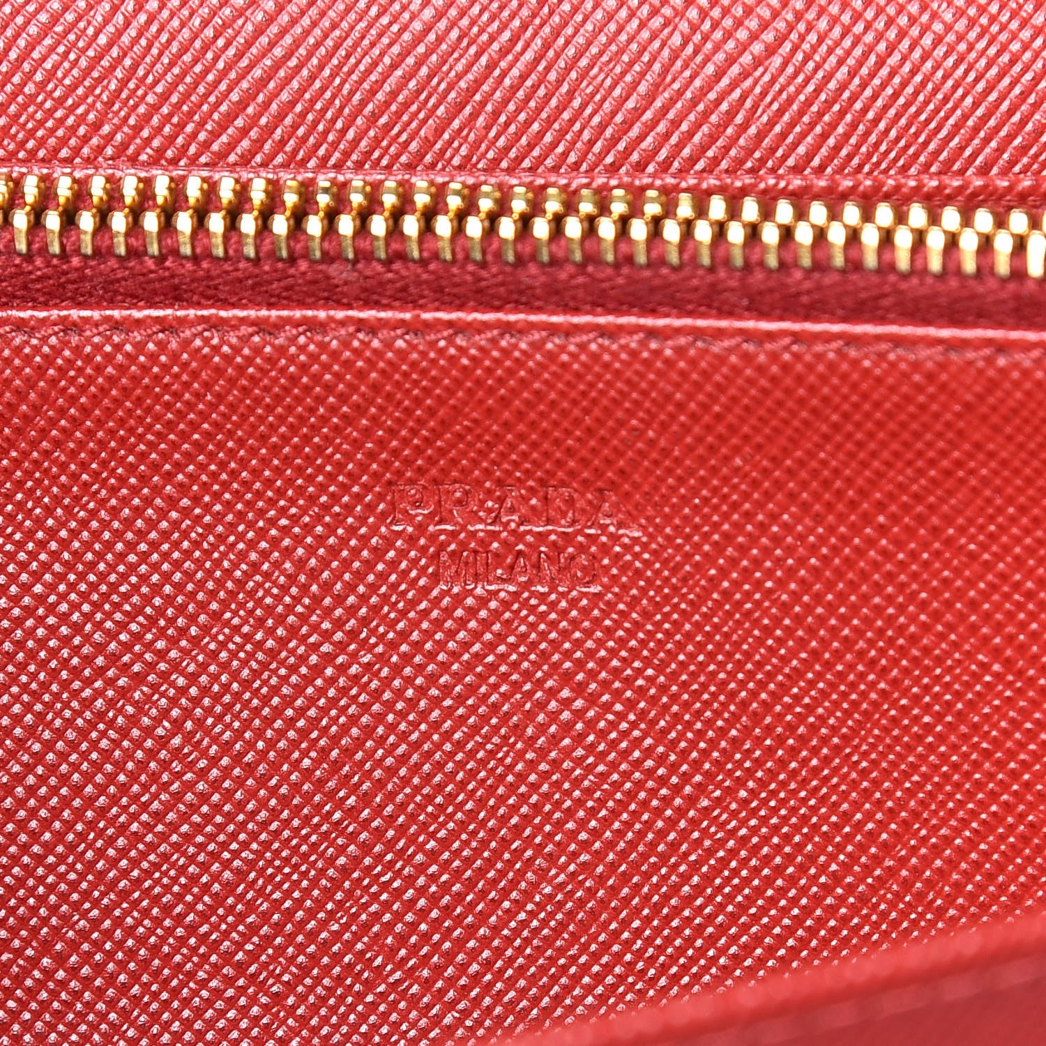 Prada Saffiano Metal Flap Wallet With Strap Fuoco 8 of 14