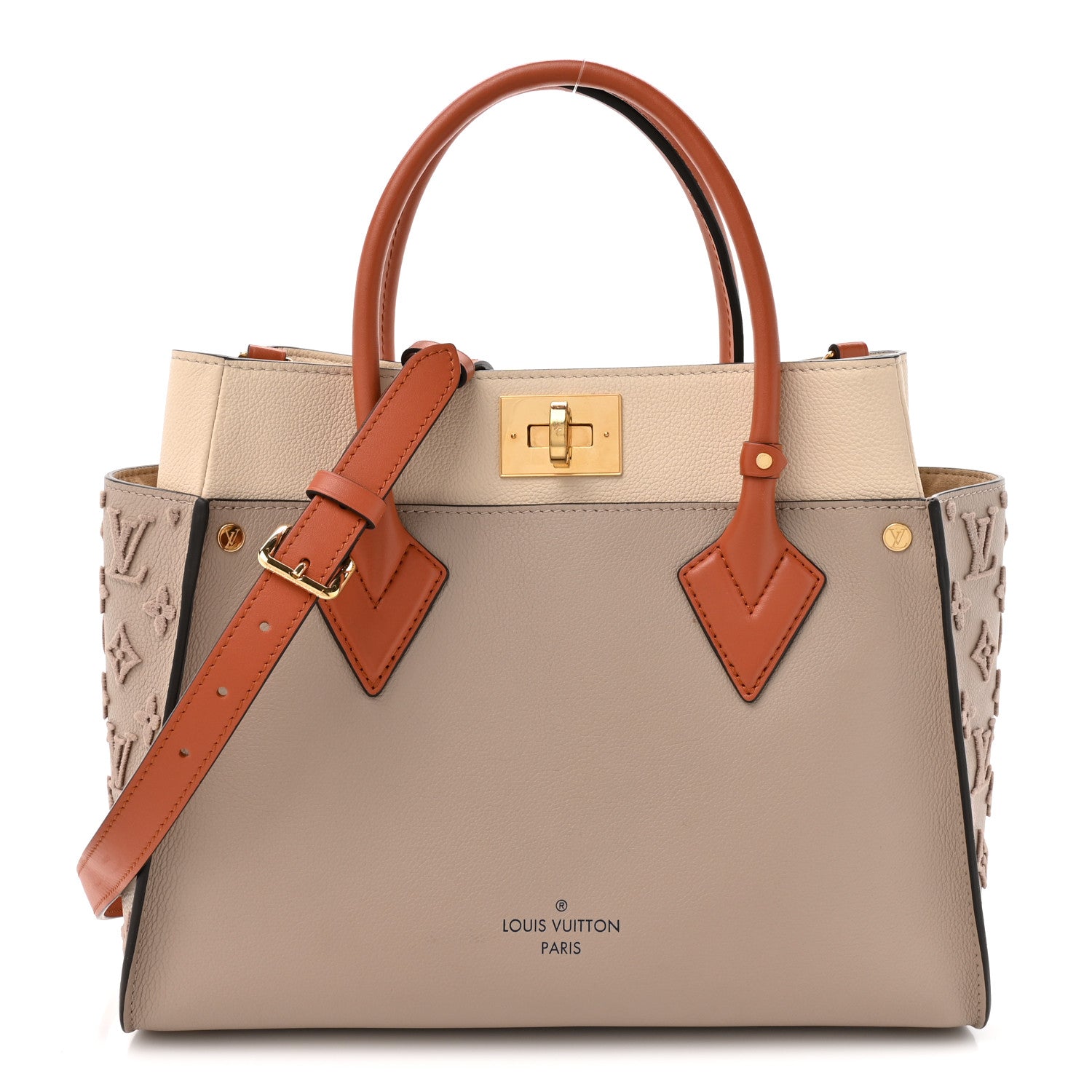 Louis Vuitton Calfskin Monogram Tufting On My Side Galet 1 of 11