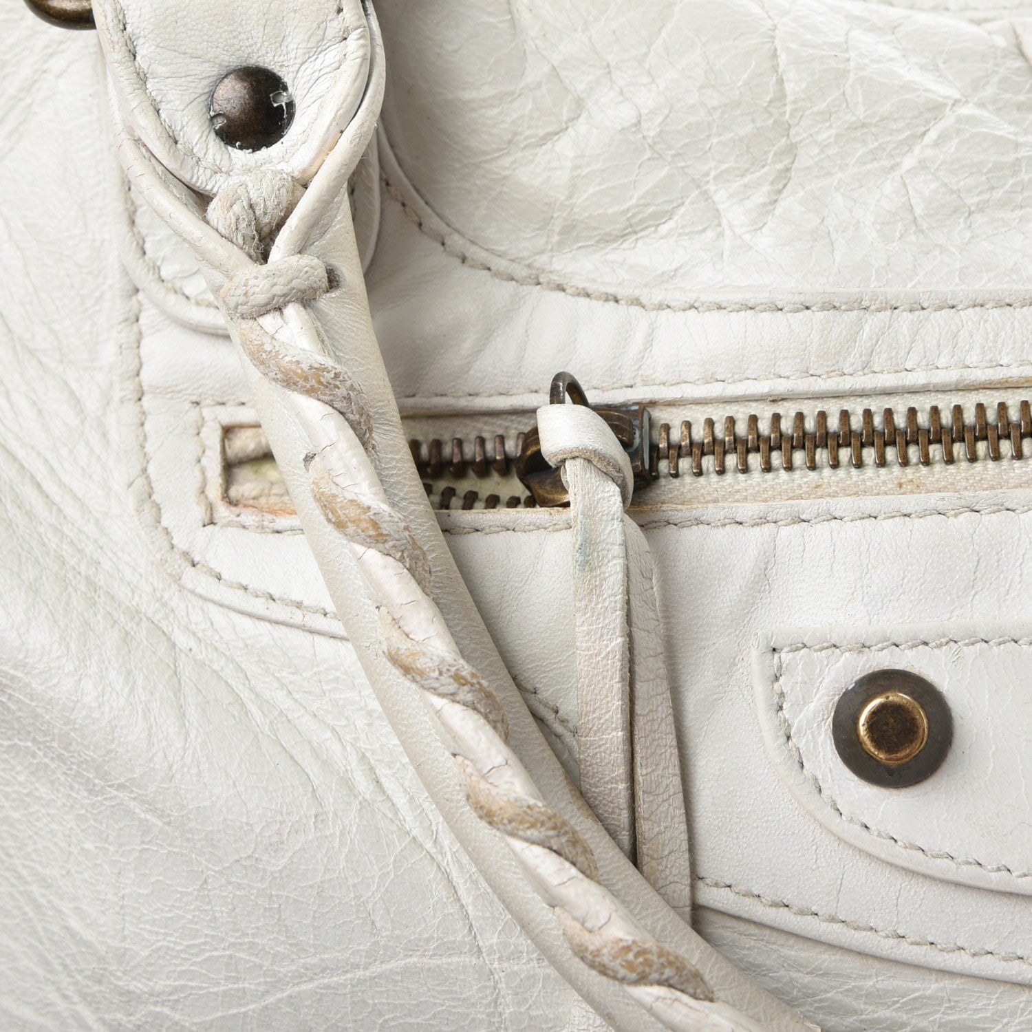 Balenciaga Agneau Classic Hardware City White 14 of 22