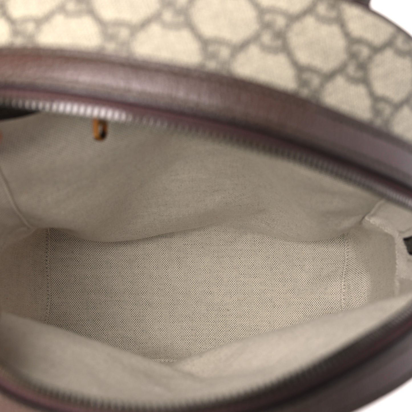 GG Supreme Monogram Calfskin Web Small Ophidia Day Backpack Beige Ebony New Acero