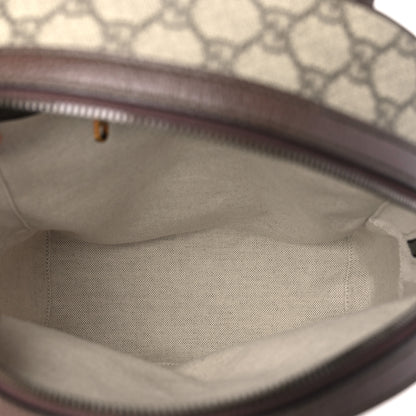 Gucci GG Supreme Monogram Calfskin Web Small Ophidia Day Backpack Beige Ebony New Acero 5 of 10