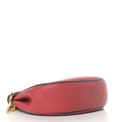 Chloe Grained Lambskin Mini Drew Shoulder Bag Intense Red 4 of 14