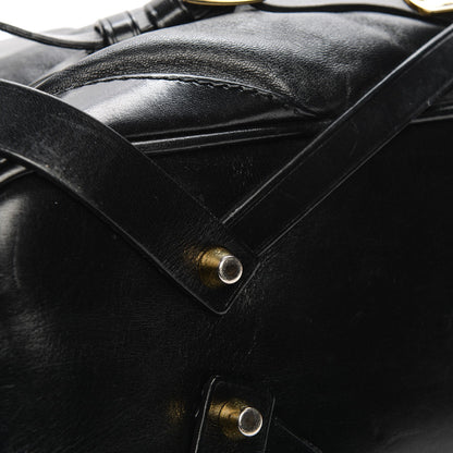 Burberry Soft Lambskin Bridle Calfskin Medium Gosford Hobo Black 8 of 11