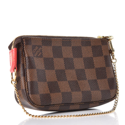Louis Vuitton Damier Ebene 2016 Christmas Animation Mini Pochette Accessories 3 of 8