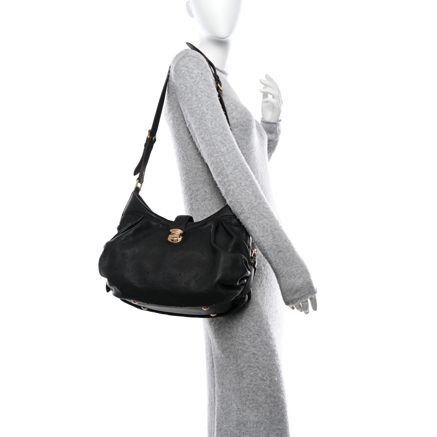 Louis Vuitton LOUIS VUITTON Mahina XS Black 2 of 10