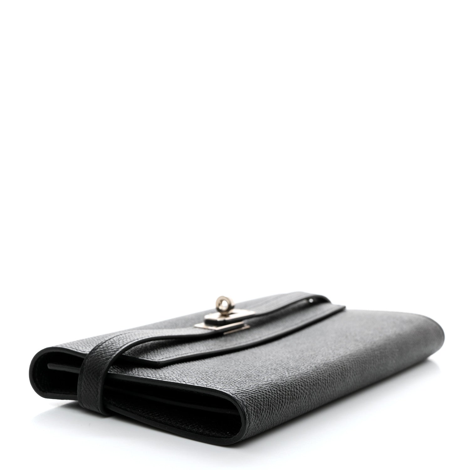 Hermes Epsom Kelly Longue Wallet Black 4 of 11