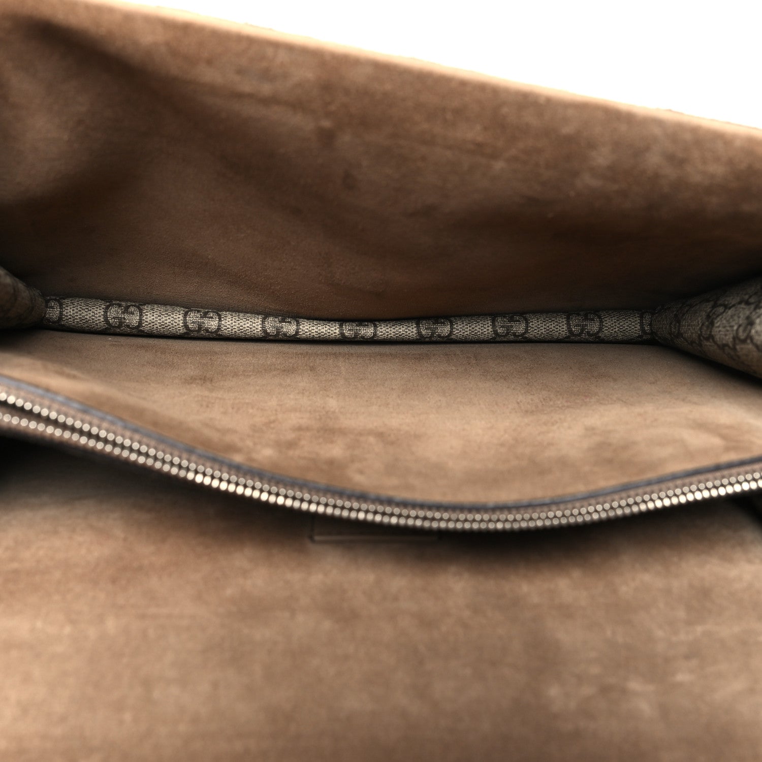 Gucci GG Supreme Monogram Lightning Embroidered Medium Dionysus Shoulder Bag Beige 5 of 14