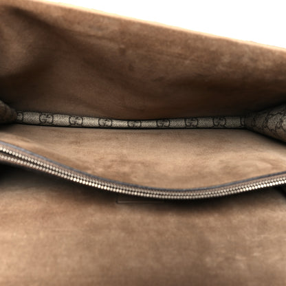 Gucci GG Supreme Monogram Lightning Embroidered Medium Dionysus Shoulder Bag Beige 5 of 14