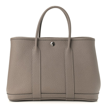 Hermes Vache Country Garden Party 30 TPM Gris Asphalte 1 of 10