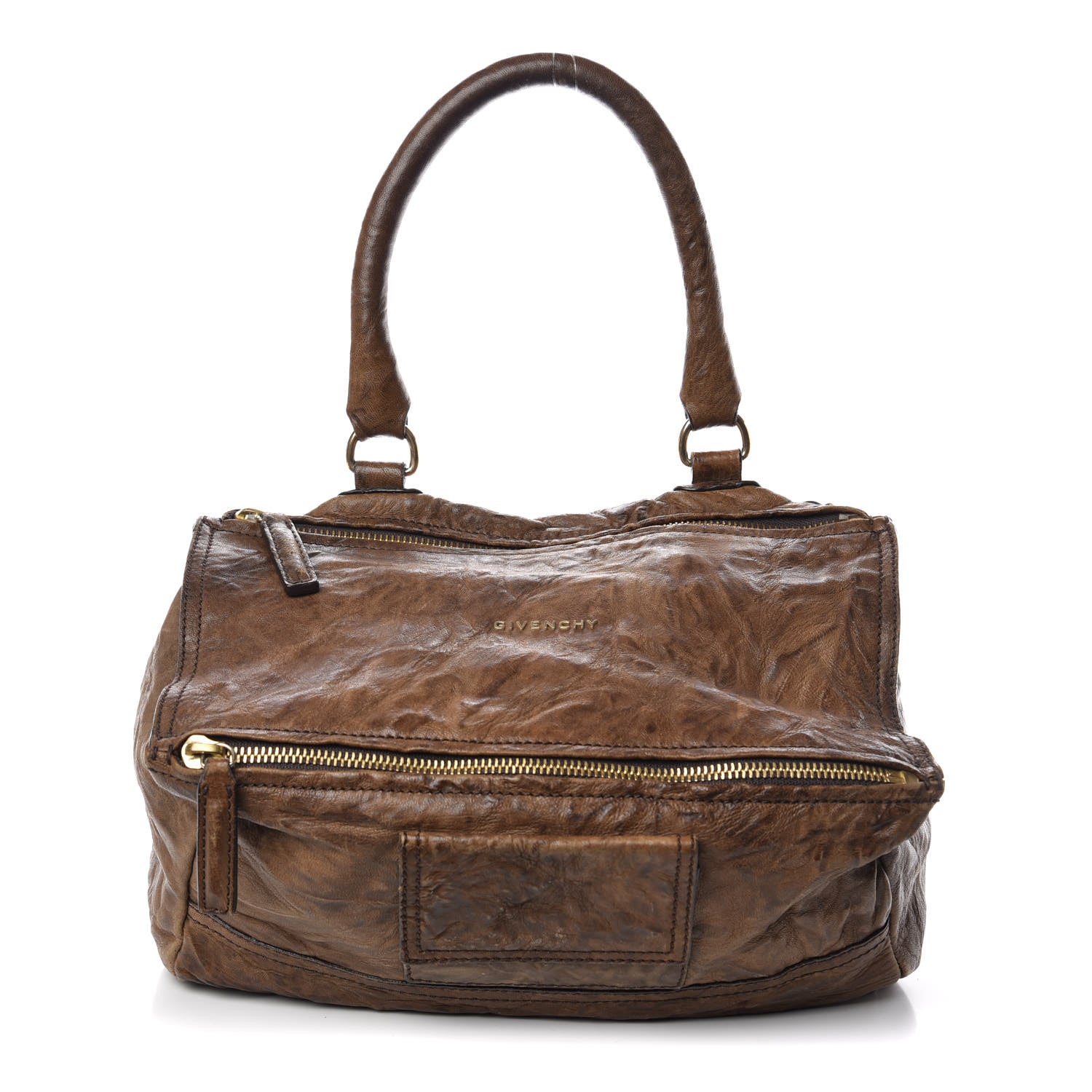 Givenchy Tumbled Sheepskin Medium Pandora Charcoal 1 of 10