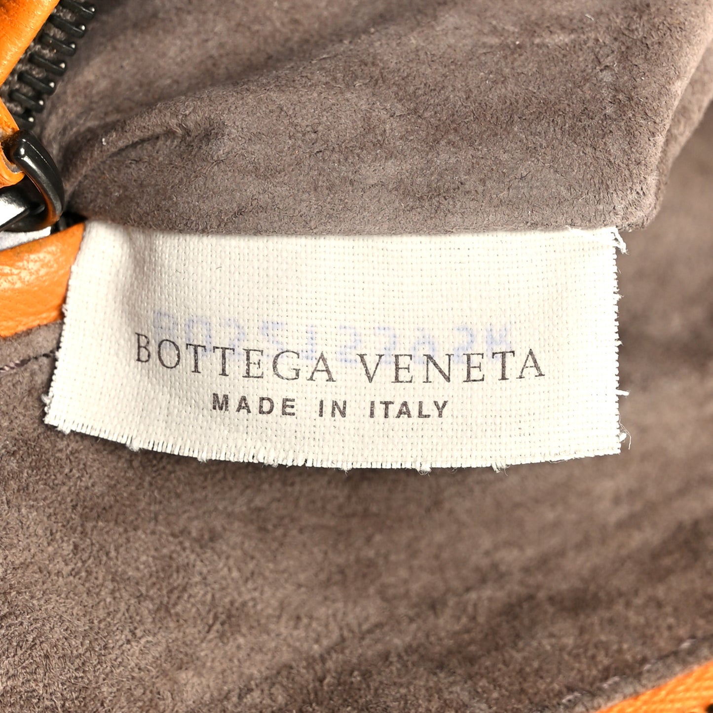 Nappa Intrecciato Nodini Crossbody Messenger Orange