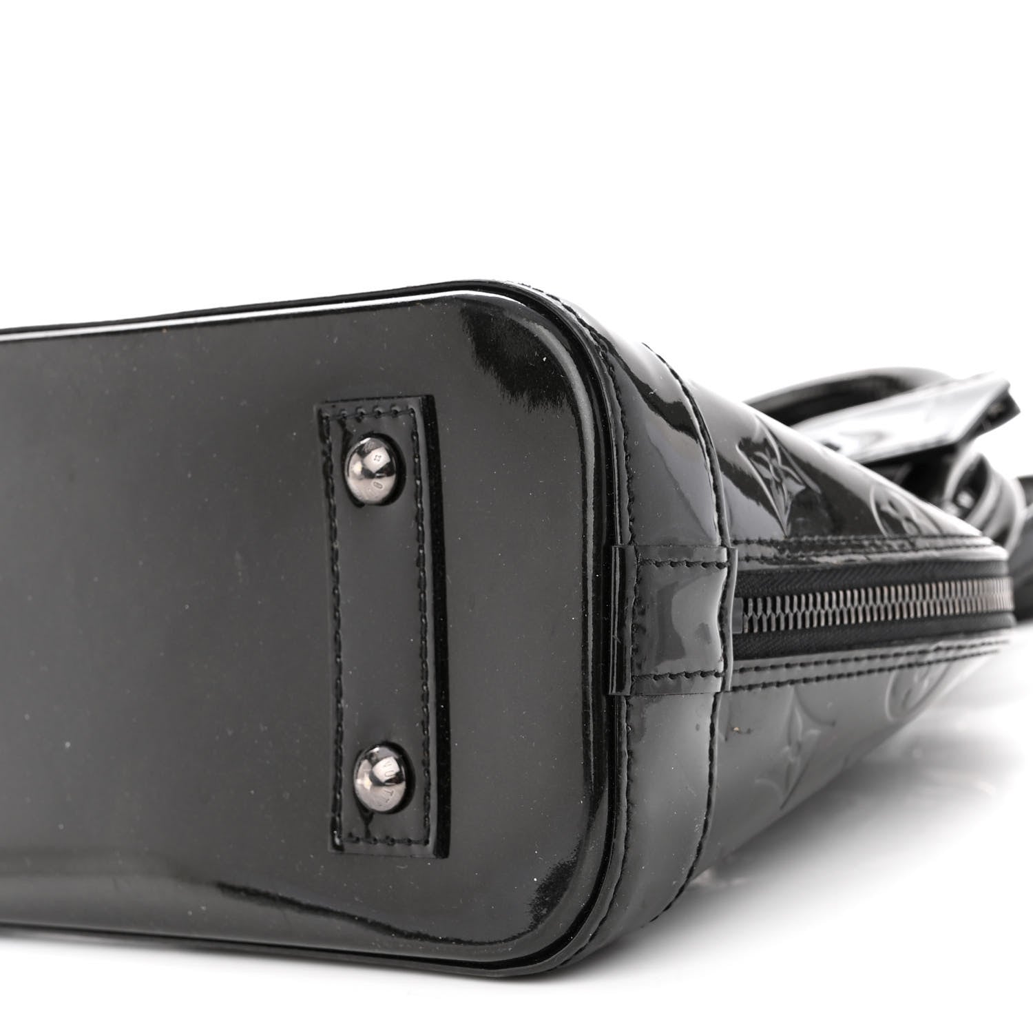 Louis Vuitton Vernis Alma BB Noir Magnetique 9 of 10