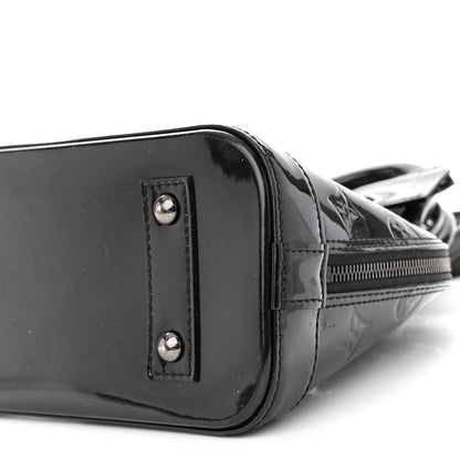 Louis Vuitton Vernis Alma BB Noir Magnetique 9 of 10