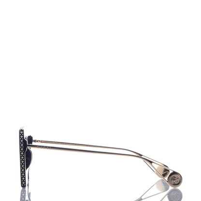 Gucci Acetate Crystal Mask-Frame Sunglasses GG0431S Black 4 of 8