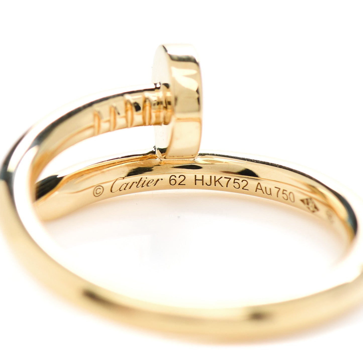 18K Yellow Gold Juste Un Clou Ring 62 10