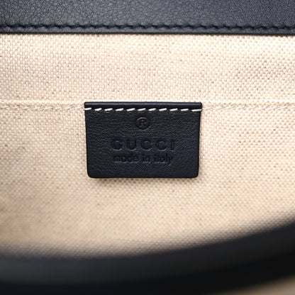 Gucci Moon Calfskin Bamboo Web Medium Dionysus Top Handle Bag Blue Emerald Hibiscus Red 6 of 14