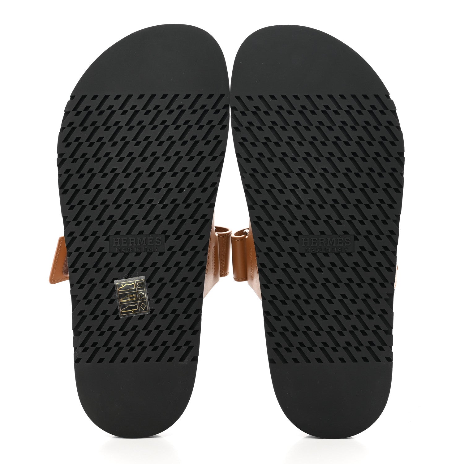 Hermes Calfskin Mens Chypre Sandals 40.5 Naturel 5 of 9