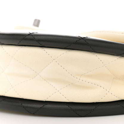 Chanel Lambskin Quilted Small Hula Hoop Flap Ivory 10 of 11