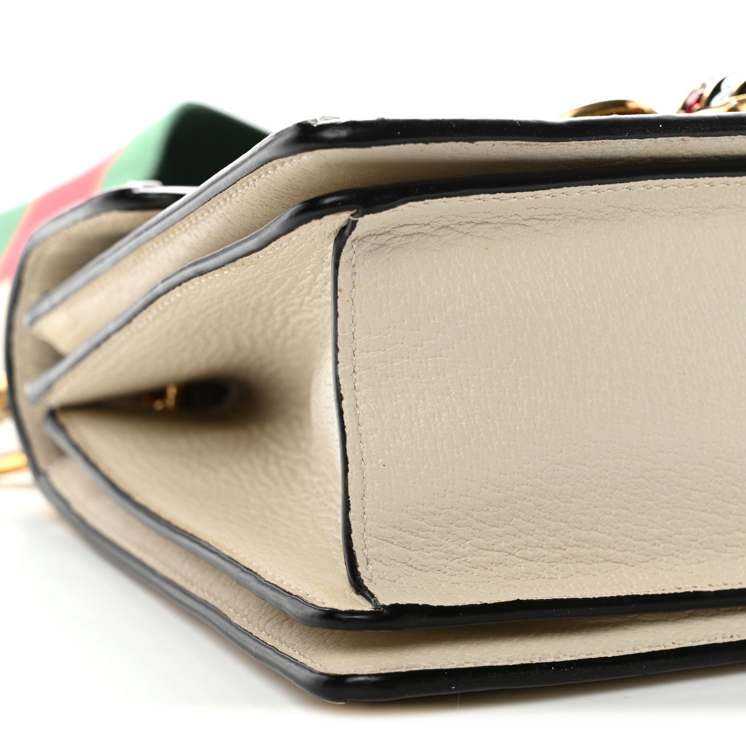 Gucci GG Supreme Monogram Small Queen Margaret Top Handle Bag White 10 of 11