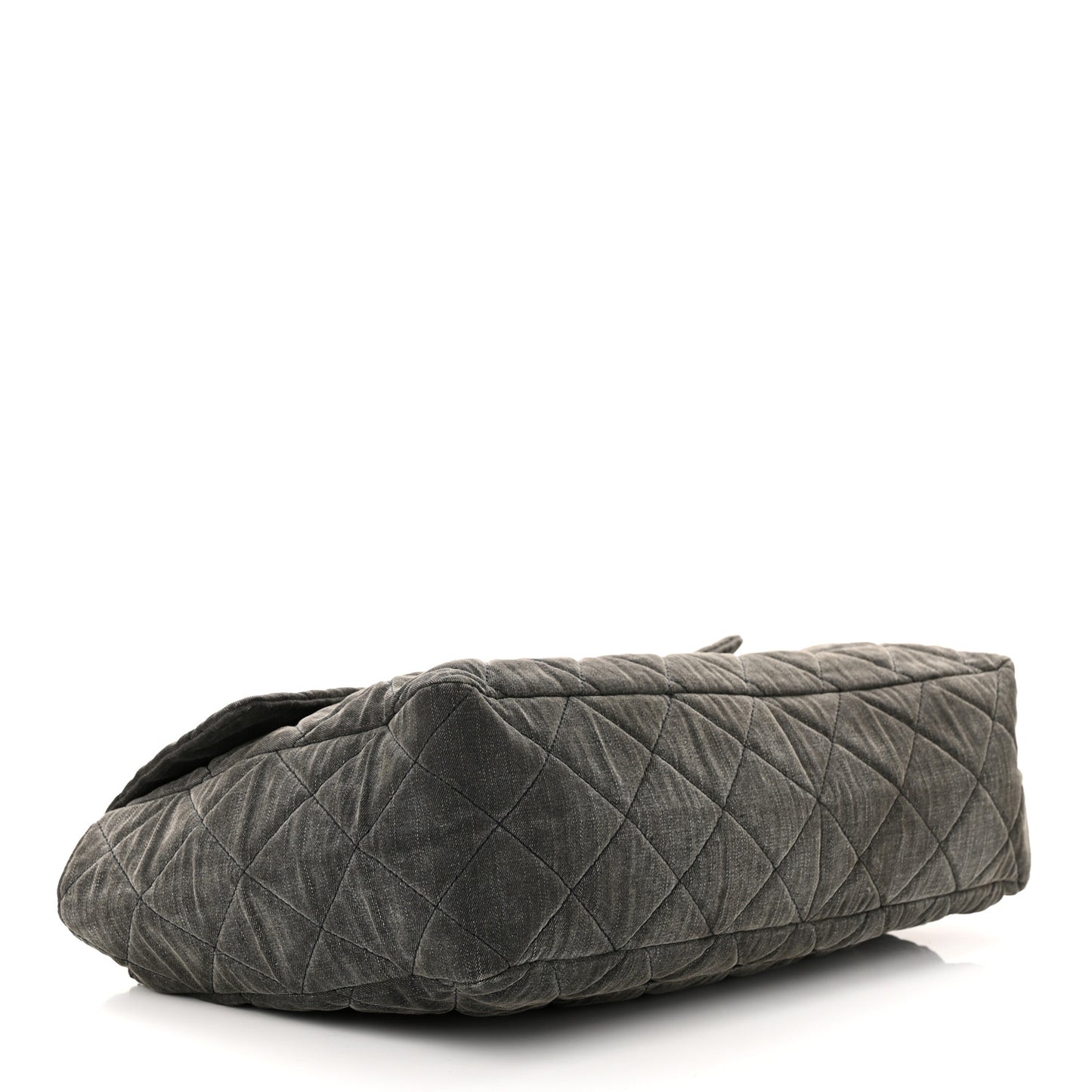 Denim Quilted XXL Reissue Flap Grey