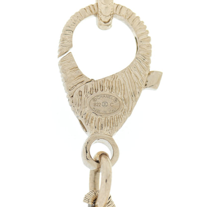 Chanel Pearl Crystal CC Short Necklace Gold 6 of 6