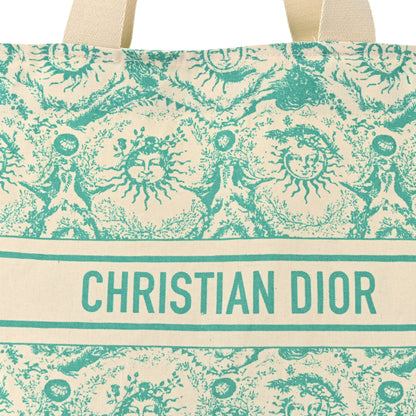 Christian Dior Canvas Dioriviera Toile de Jouy Soleil Tote Aquamarina 6 of 11