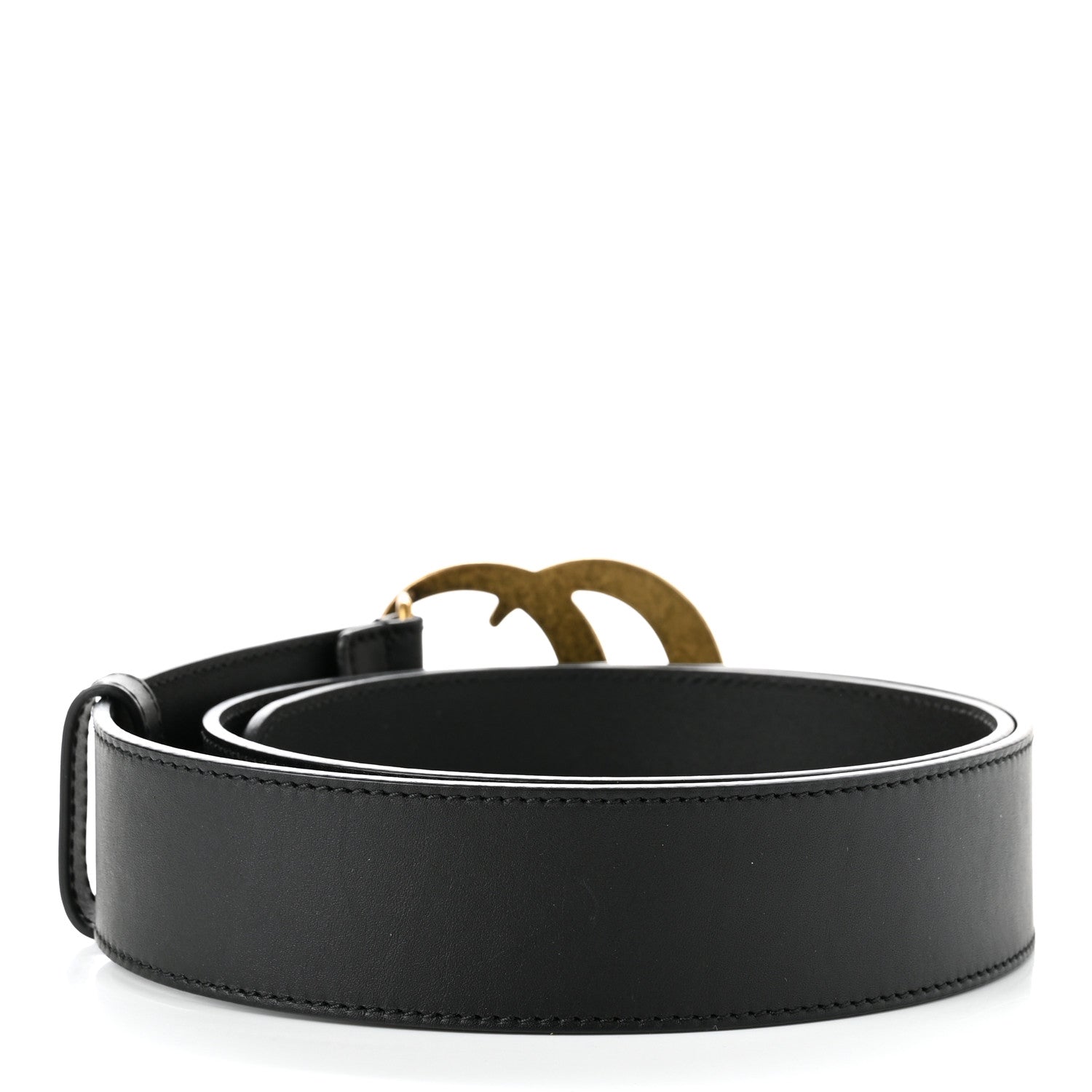 Gucci Calfskin Double G 40mm Belt 85 34 Black 2 of 3
