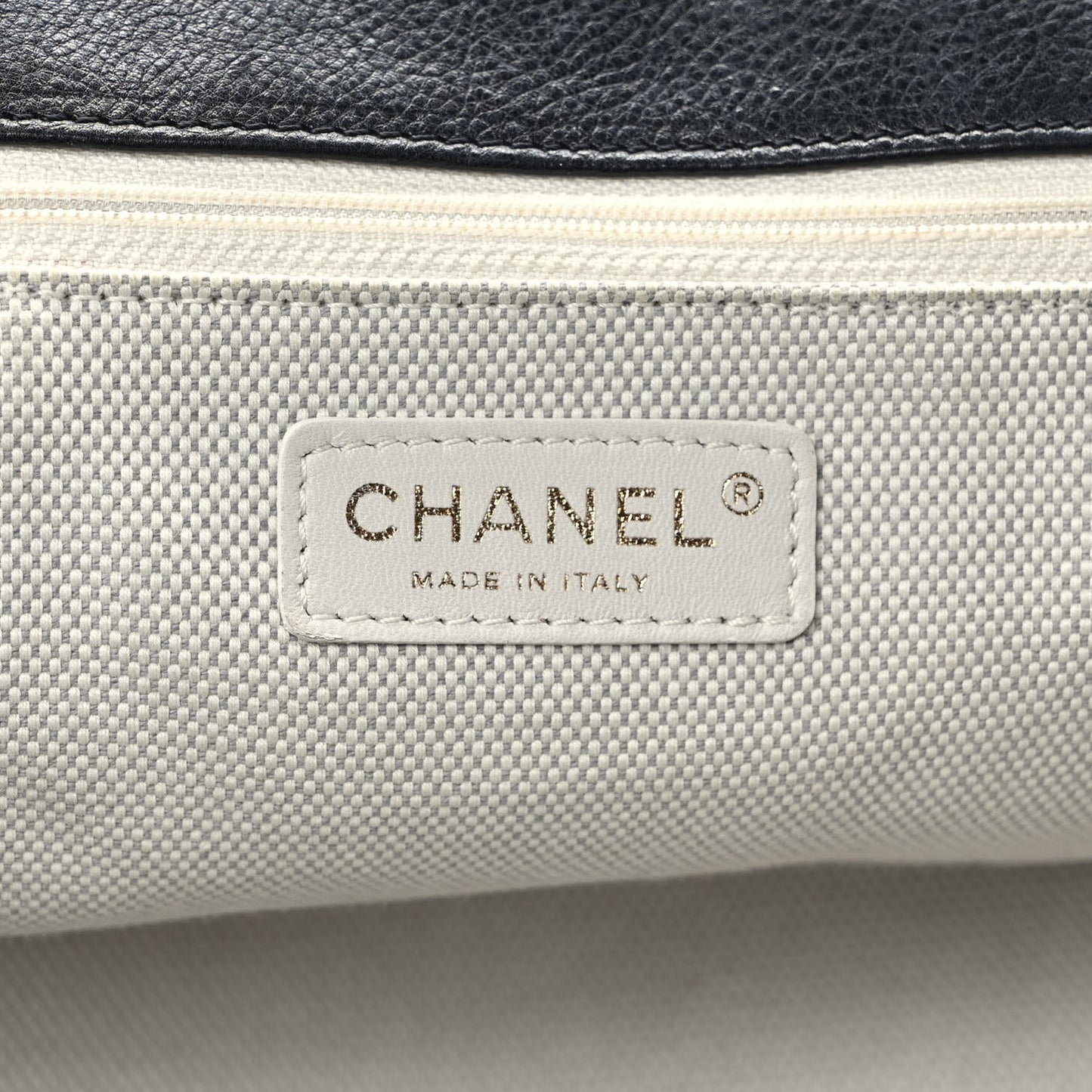 Calfskin Quilted Retro Chain Flap Black