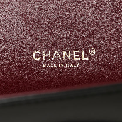 Chanel Lambskin Quilted Maxi Double Flap Black 6 of 10