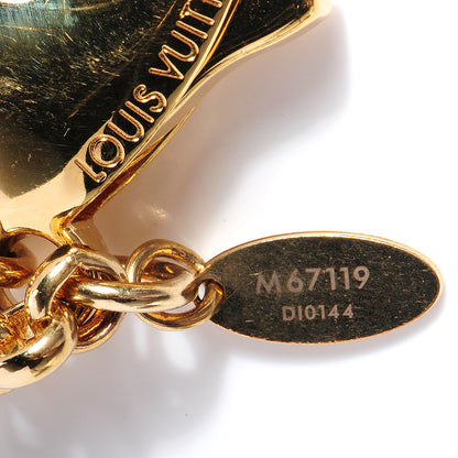 Louis Vuitton Fleur De Monogram Bag Charm Dore 4 of 6