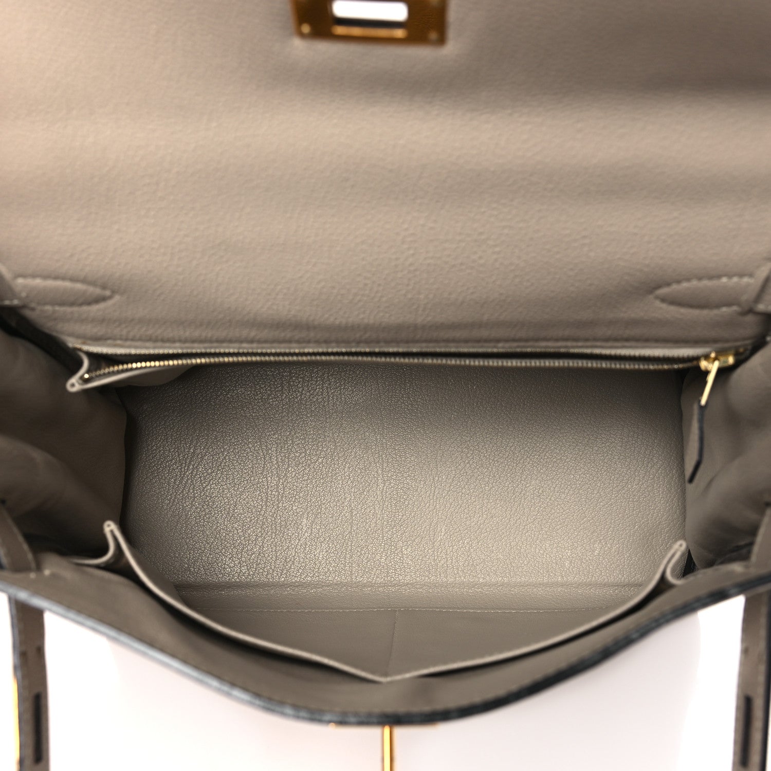 Hermes Togo Kelly Retourne 28 Gris Tourterelle 5 of 11