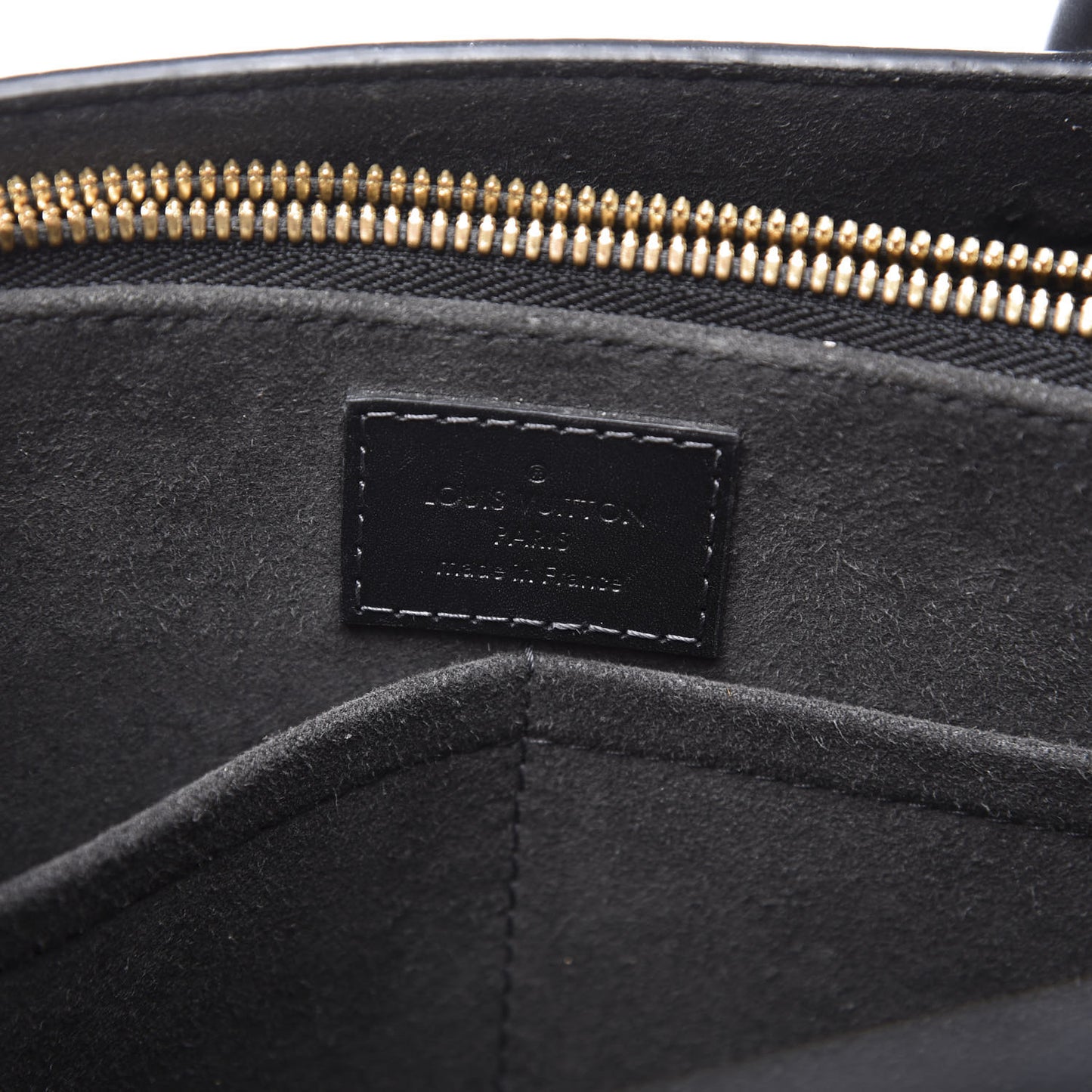 Monogram Cuir Plume Very Tote MM Black