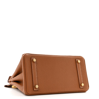 Hermes Togo Birkin 25 Gold 4 of 13