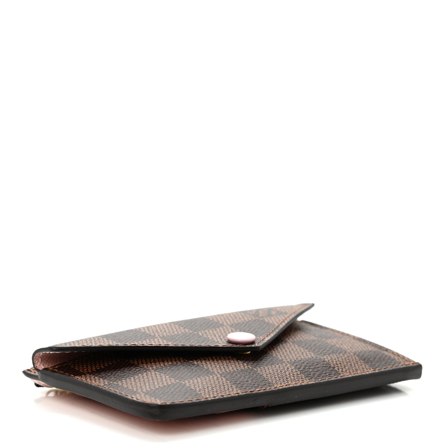 Louis Vuitton Damier Ebene Recto Verso Card Holder Rose Ballerine 4 of 6