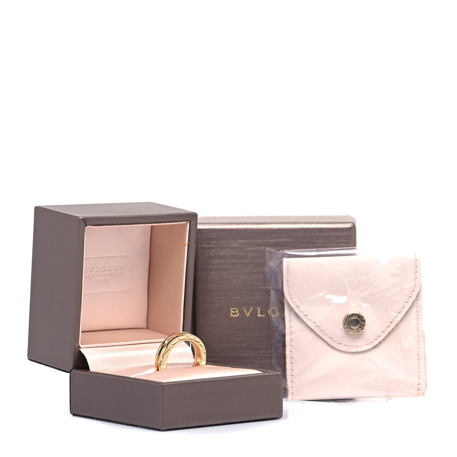 Bulgari 18K Yellow Gold B.Zero1 One-Band Ring 54 6.75 7 of 7