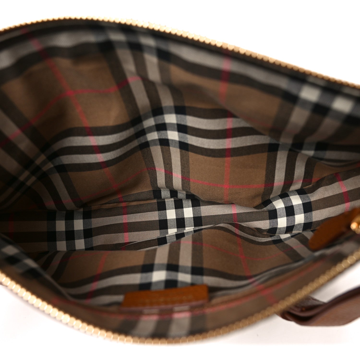 Burberry Grained Calfskin All Soft Sling Shoulder Bag Brown 5 of 10