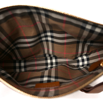 Burberry Grained Calfskin All Soft Sling Shoulder Bag Brown 5 of 10