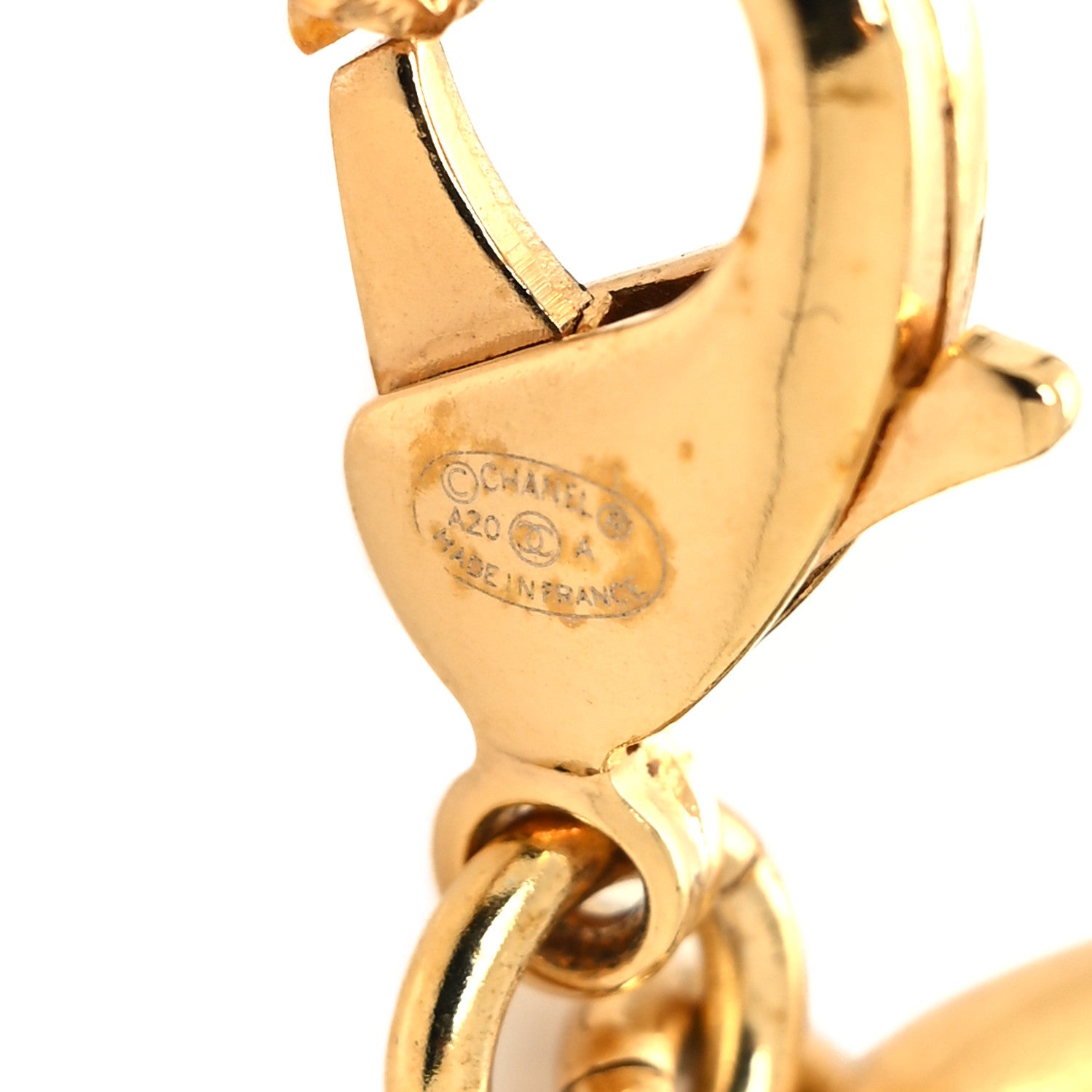 Chanel Lambskin CC Bow Chain Belt Black Gold 4 of 4